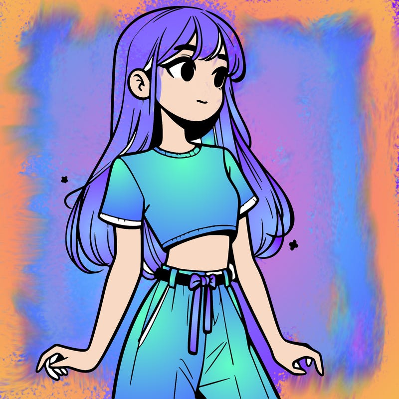 girl in a cute crop top