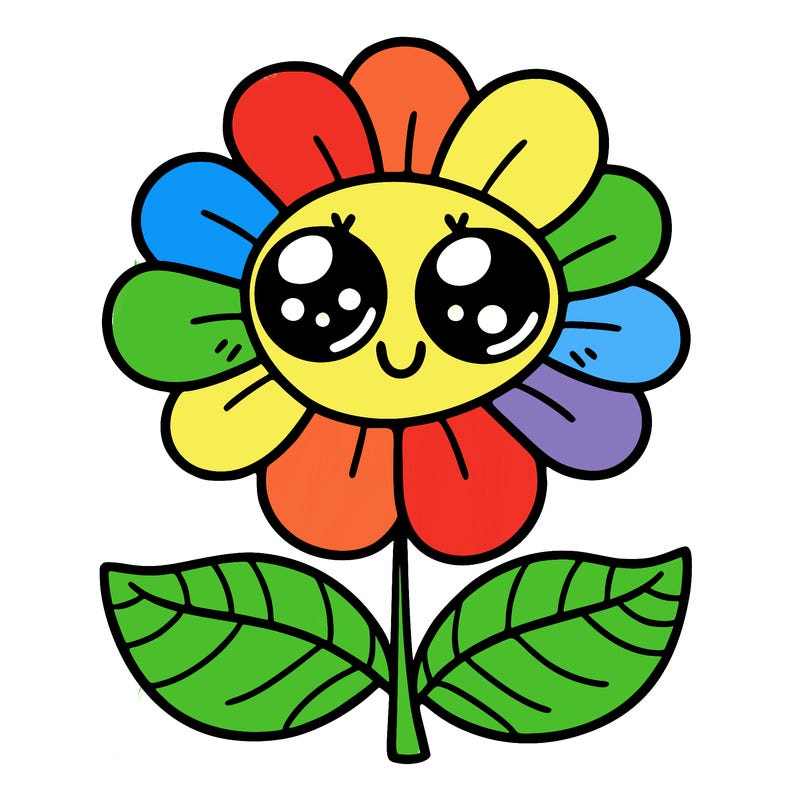 flower with eyes