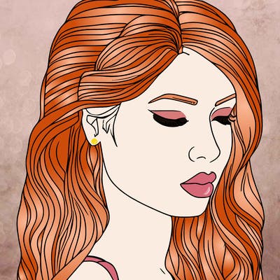 marker drawing on blank paper