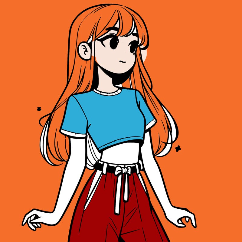 girl in a cute crop top