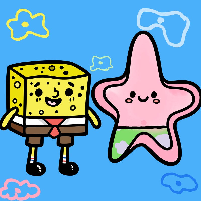 spongebob squarepants and patrick star