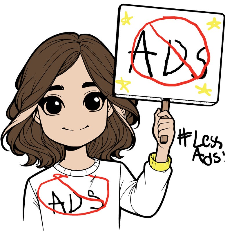 realistic girl holding up a sign
