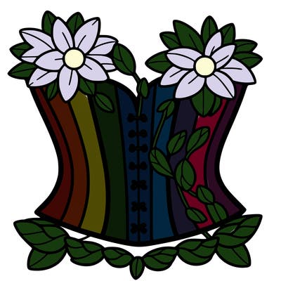 flower corset
