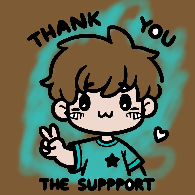 thank you for the support