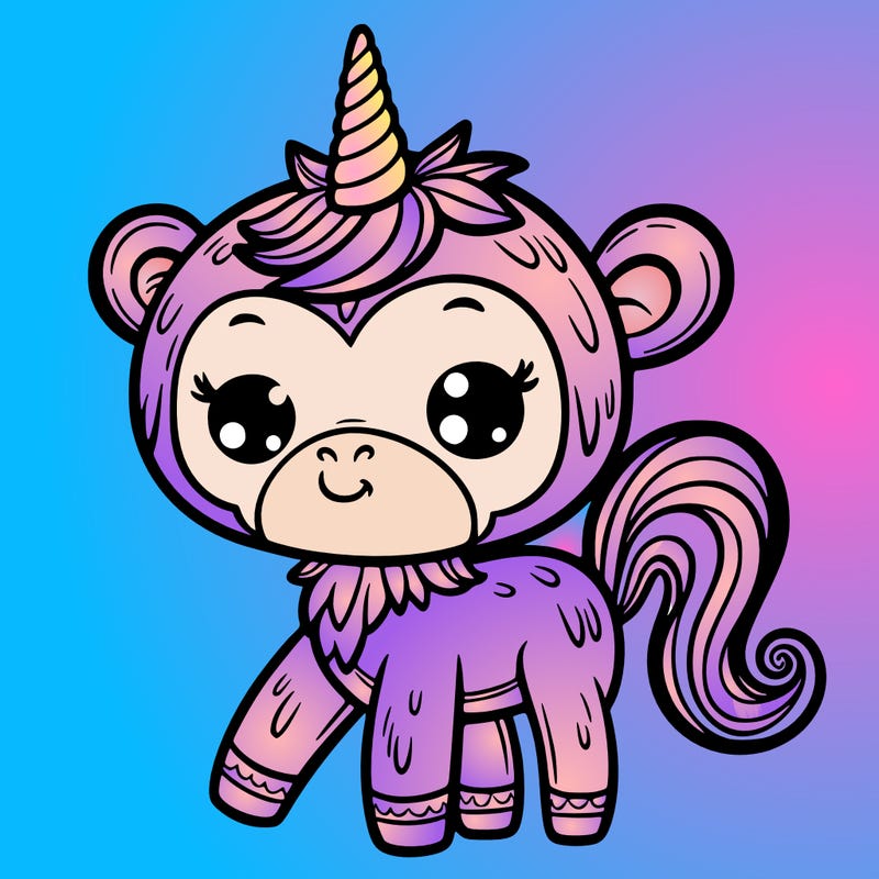 monkey unicorn