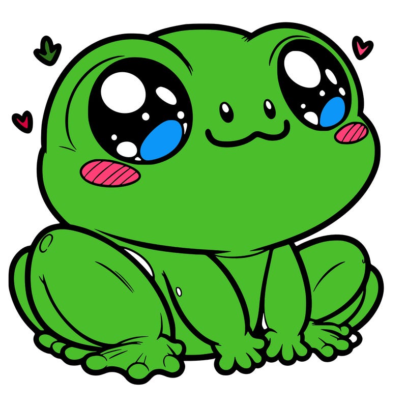 cute frog person realistic