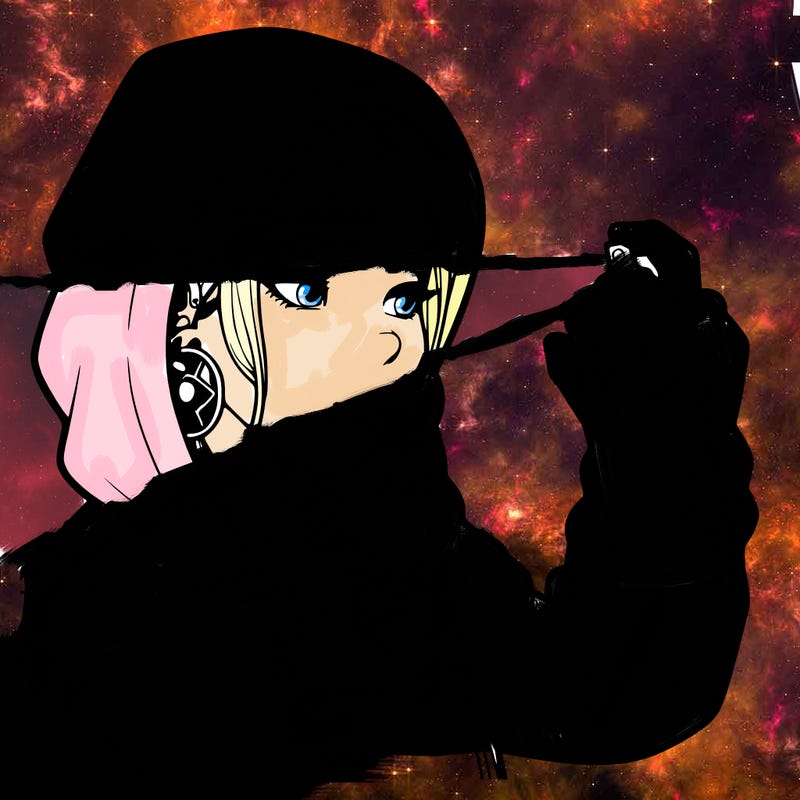 a realistic girl, spray painting