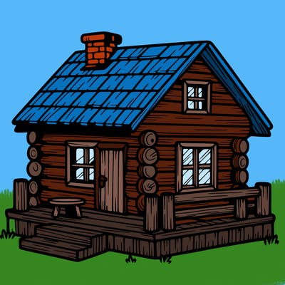 wooden cabin