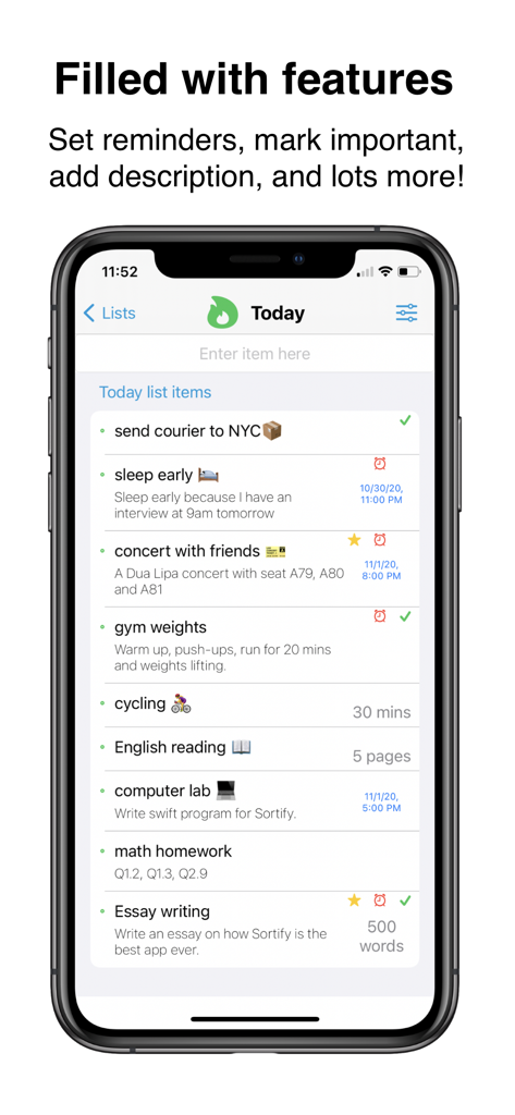 Sortify: Pocket Planner - Productivity App | MWM