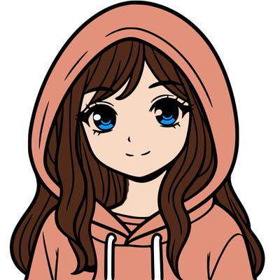 girl in hoodie