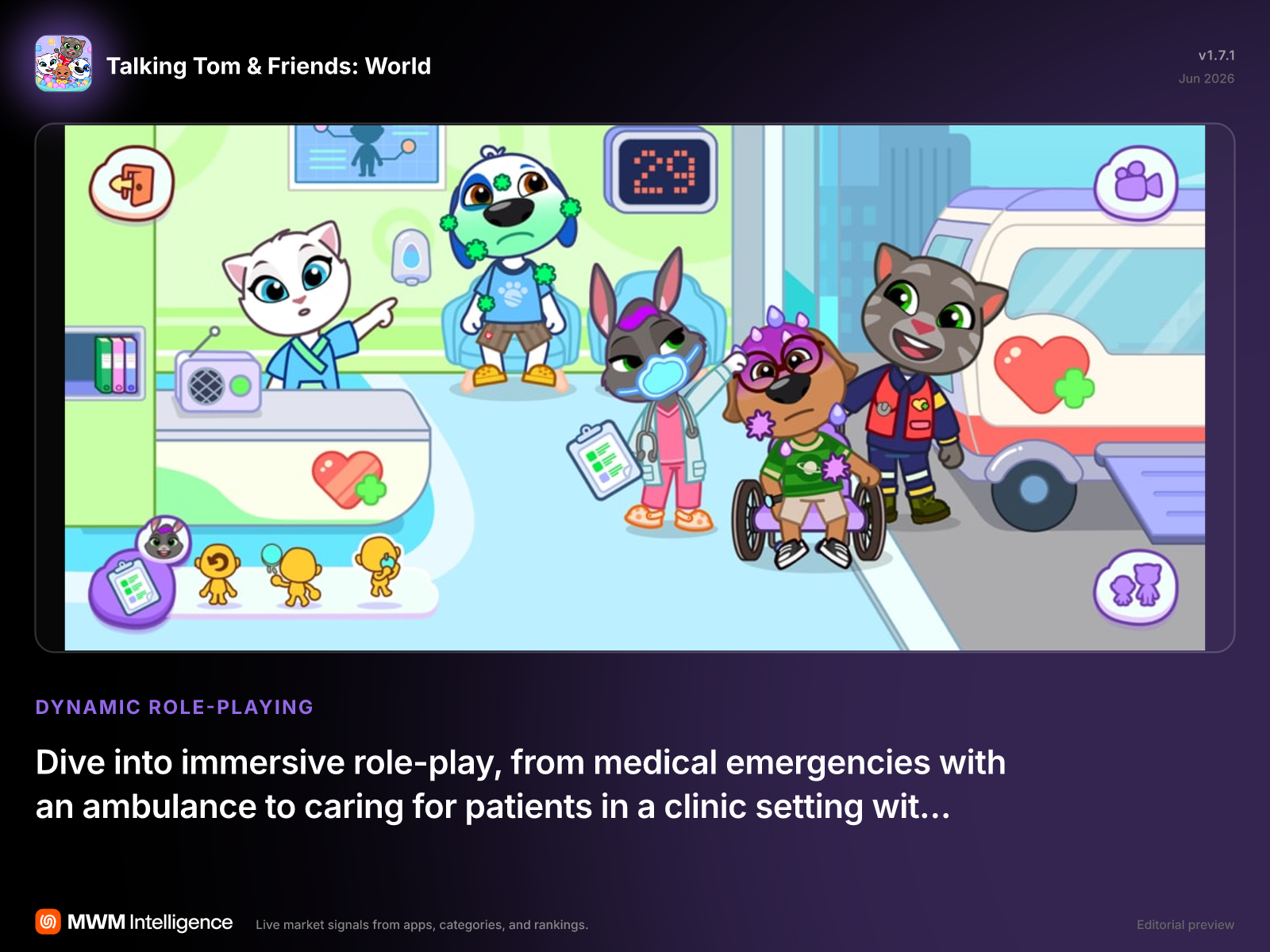Talking Tom & Friends: World - Education App | MWM