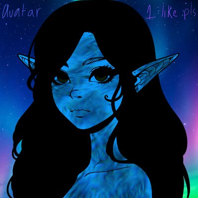 elf girl realistic dark fantasy