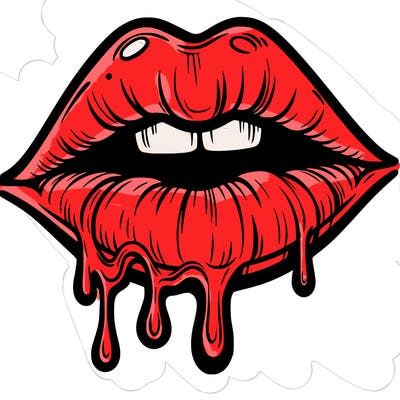 lips that look realistic and drip