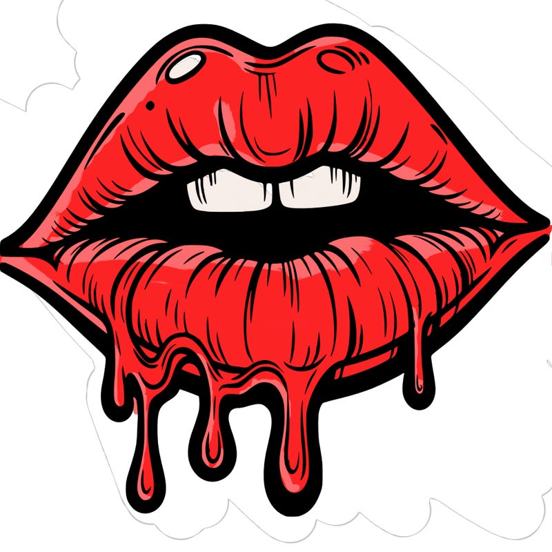 lips that look realistic and drip
