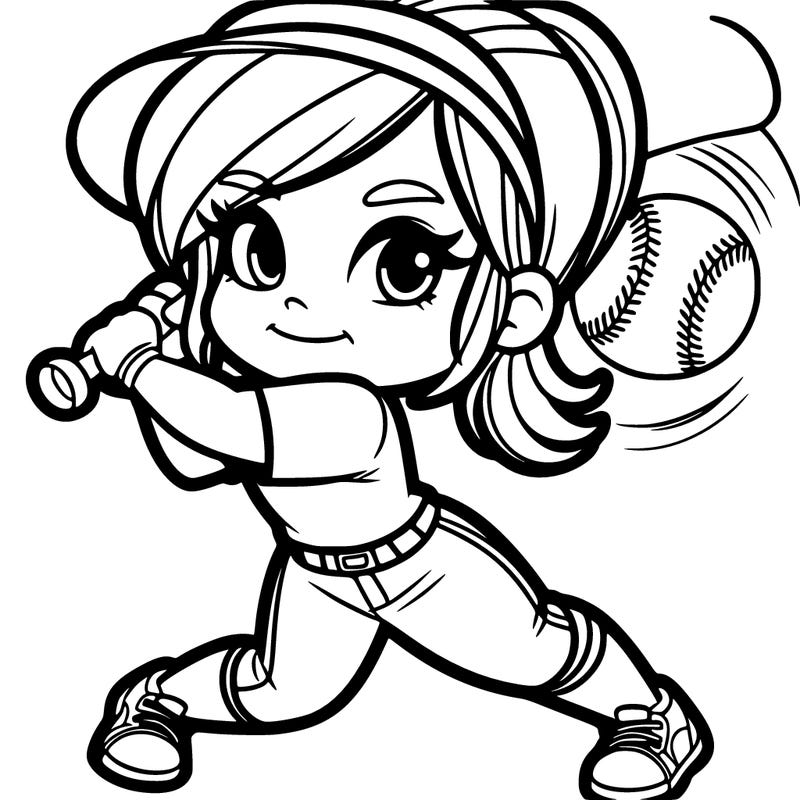 softball girl