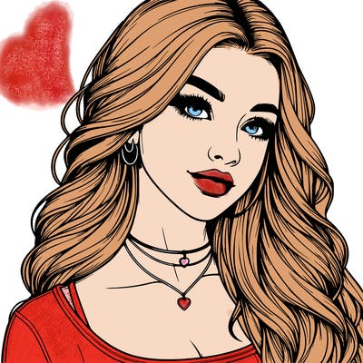 detailed realistic girl