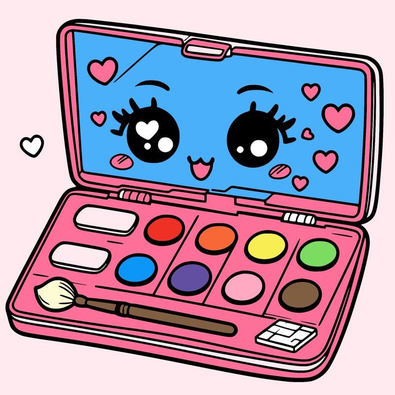 makeup pallet