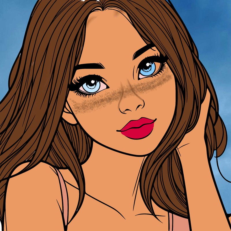 beautiful realistic girl