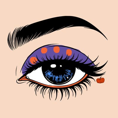 eye closed realistic