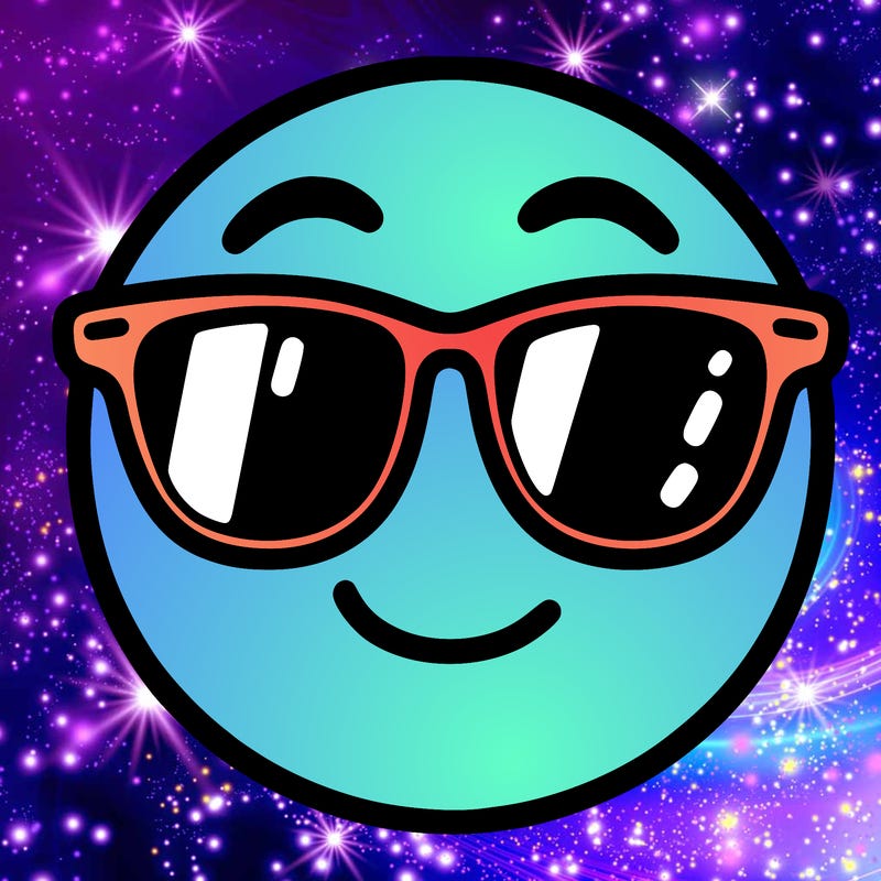 emoji with sunglasses