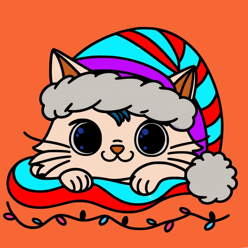 cat christmas