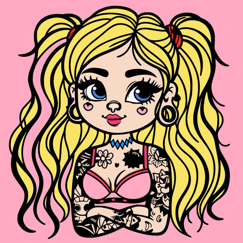 girl with tattoos