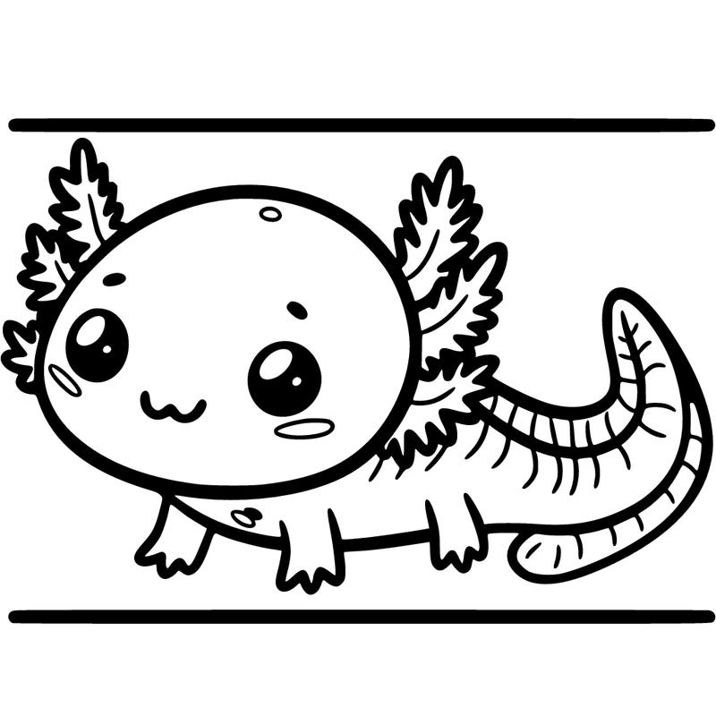 a little axolotl