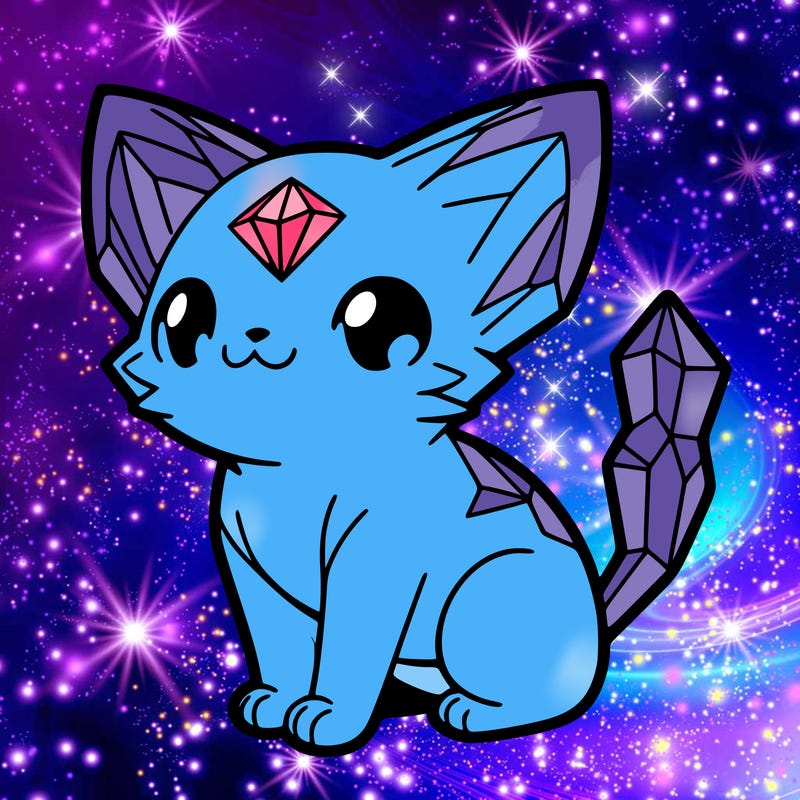 crystal kitten