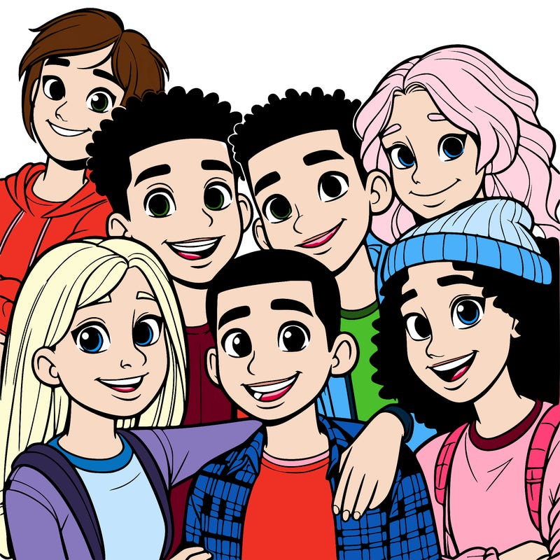 a mixed friend group