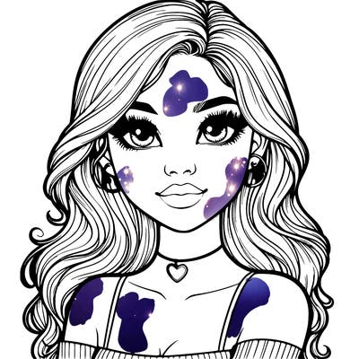 realistic pretty girl