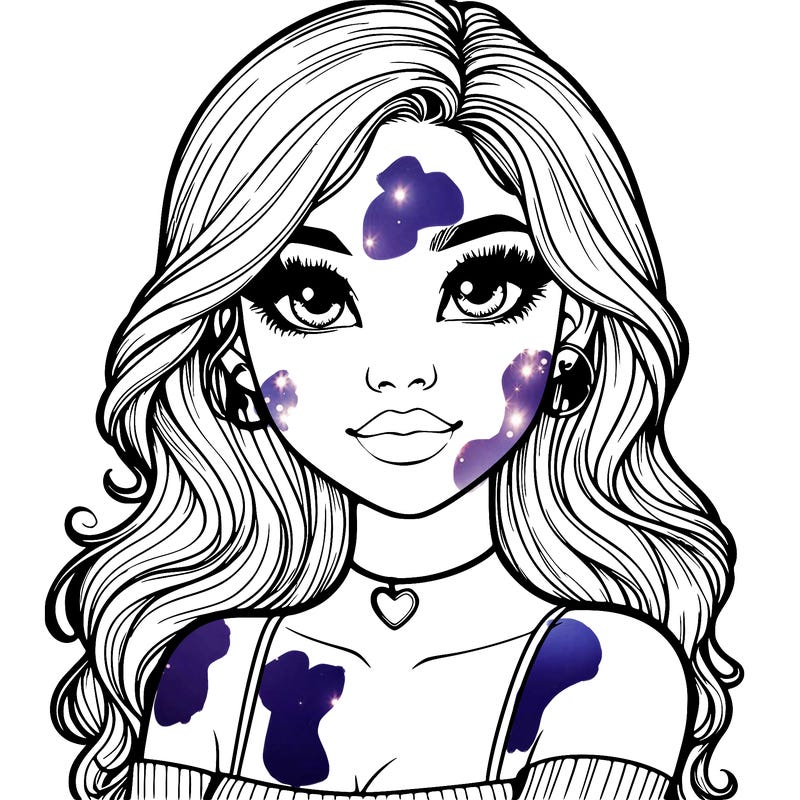 realistic pretty girl