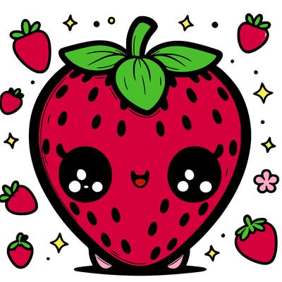 cute strawberry