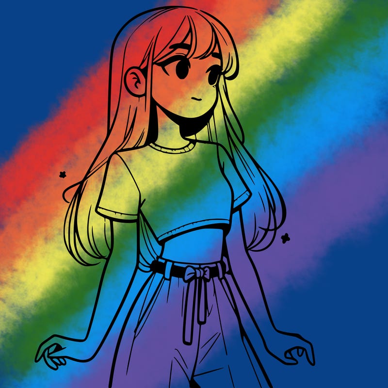 girl in a cute crop top