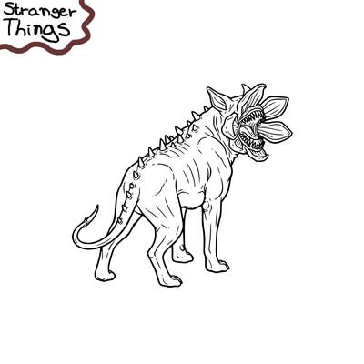 a demogorgan dog