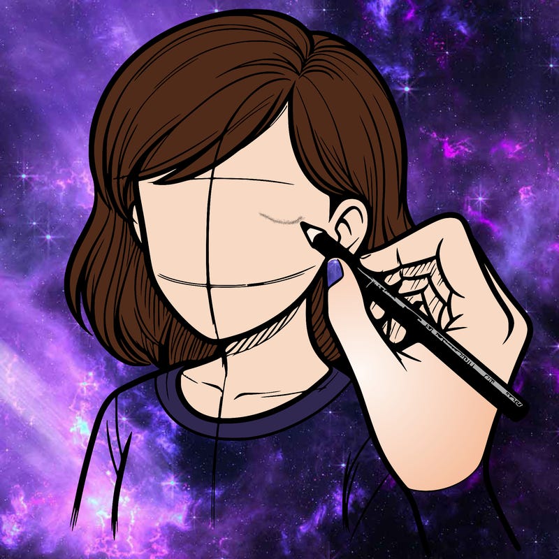 drawing a realistic person