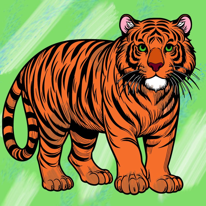 realistic tiger