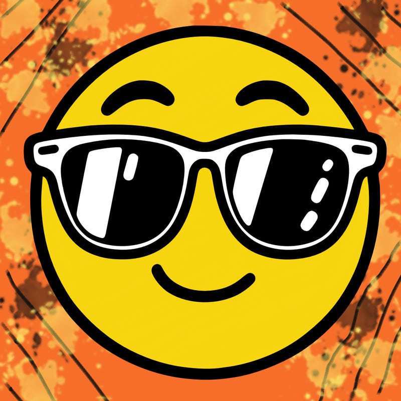 emoji with sunglasses