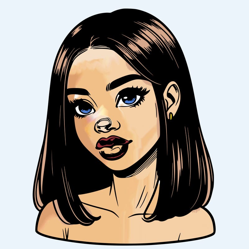 realistic black girl