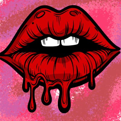 lips that look realistic and drip