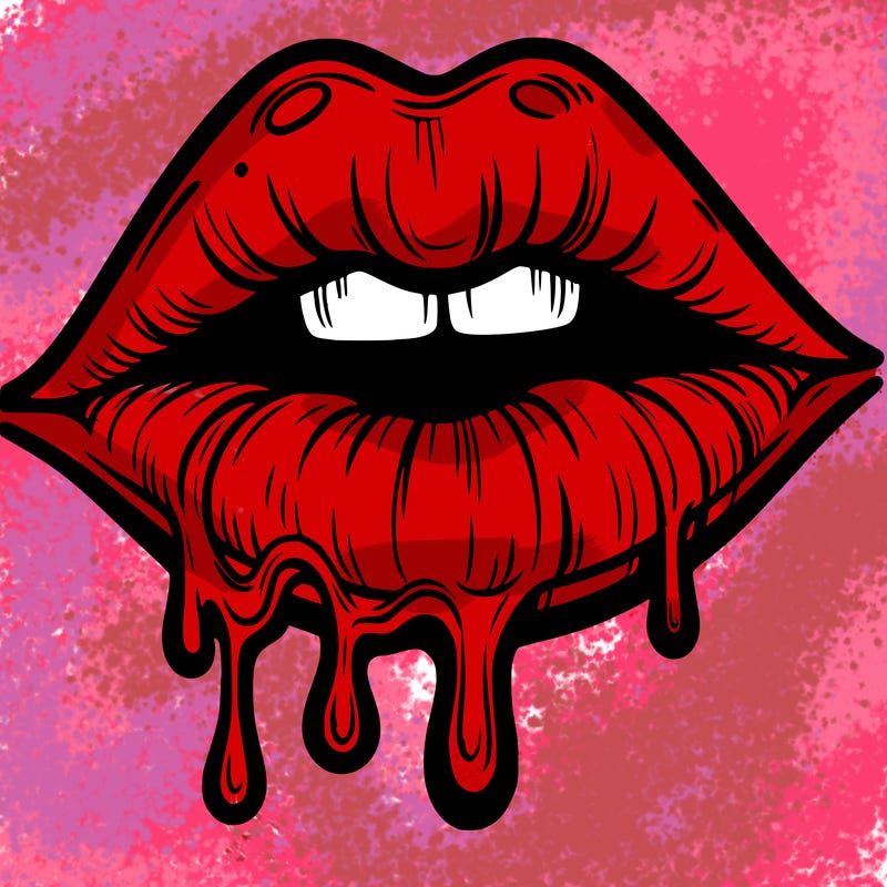 lips that look realistic and drip