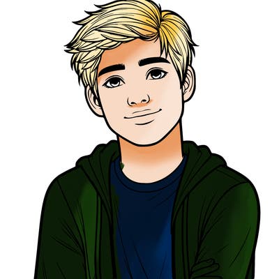 one teen boy realistic