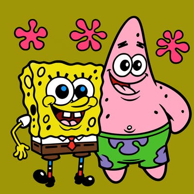 sponge bob with patrick