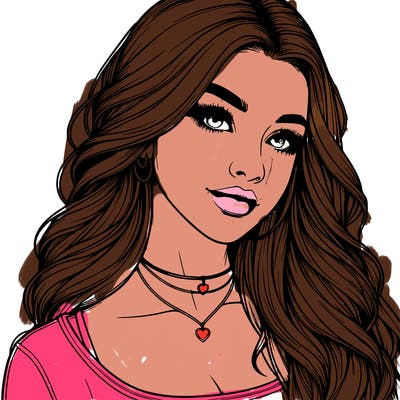 detailed realistic girl