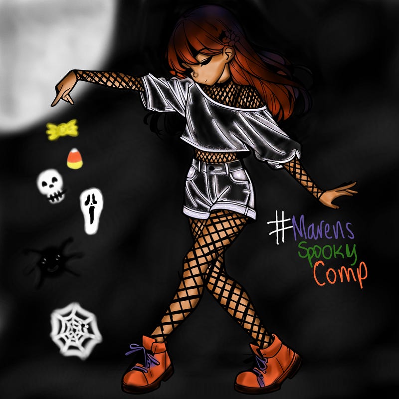 realistic girl danceing