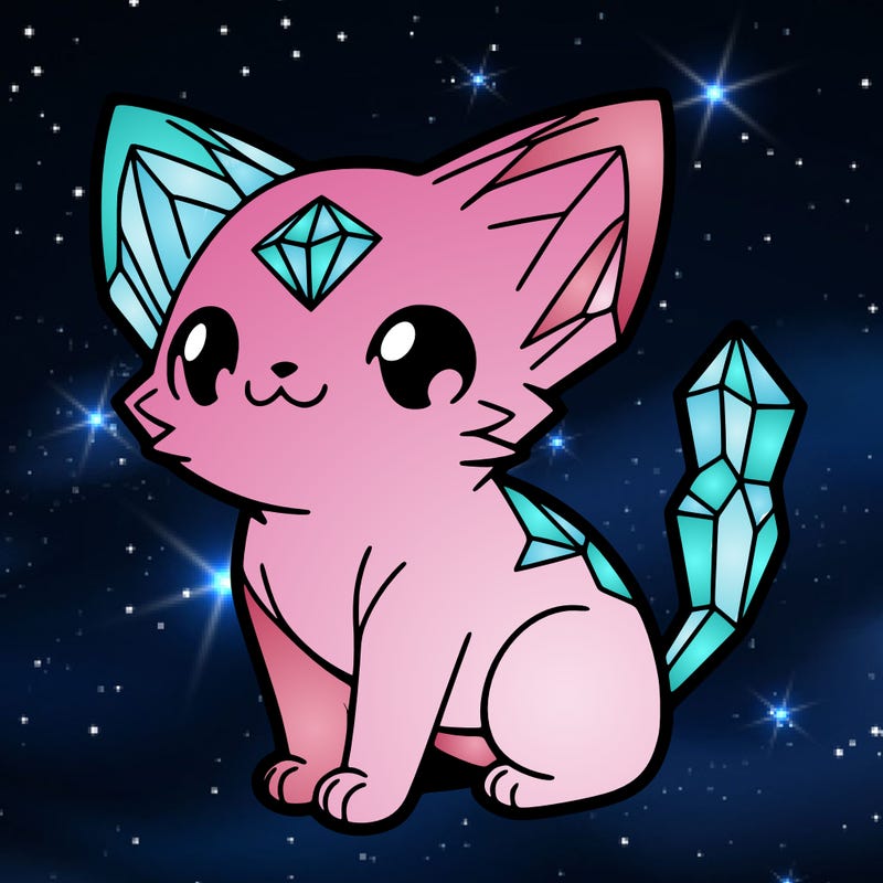crystal kitten
