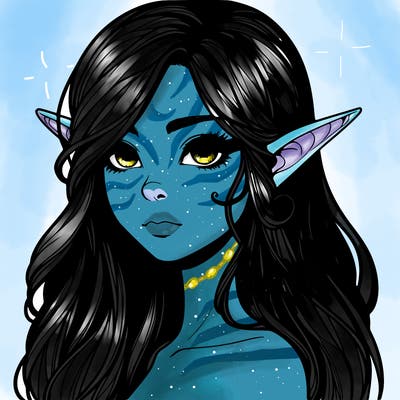 elf girl realistic dark fantasy