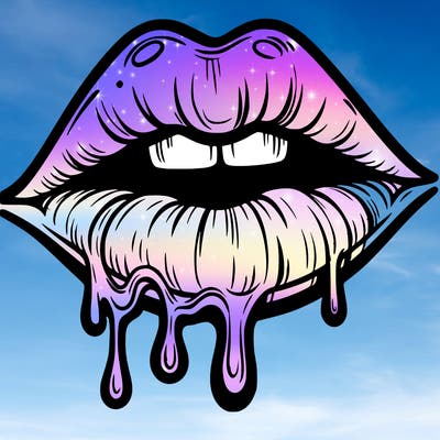 lips that look realistic and drip