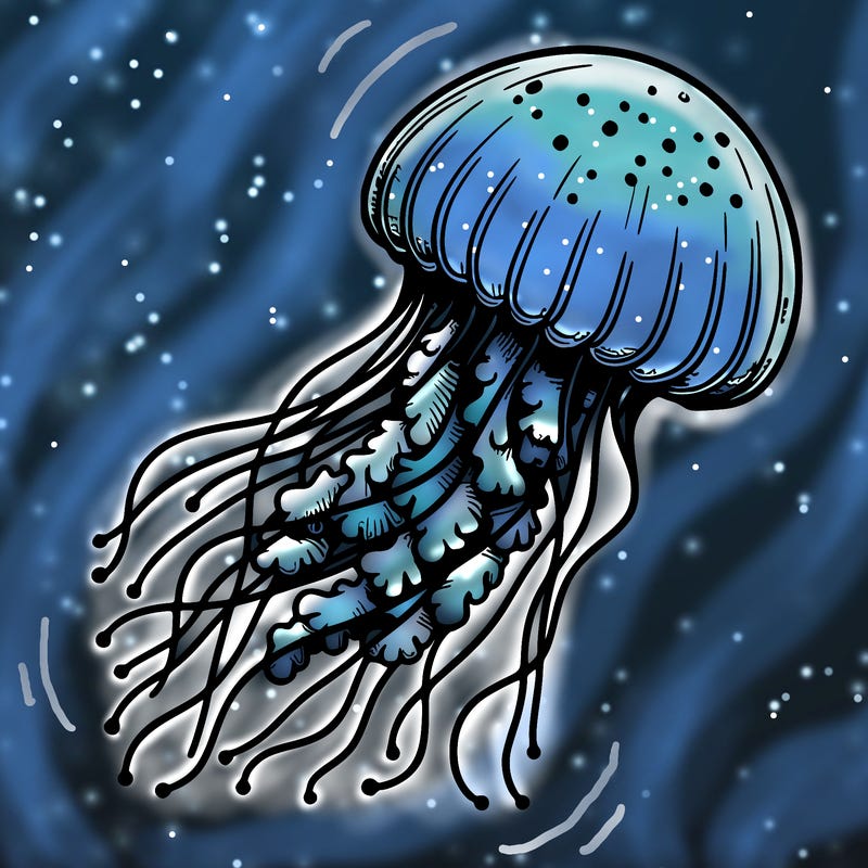 realistic jellyfish