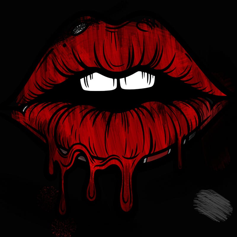 lips that look realistic and drip