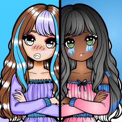 realistic girls split